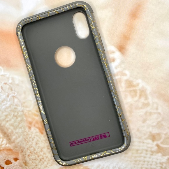 Pink Chandelier IPhone X Phone Case - Picture 3 of 4